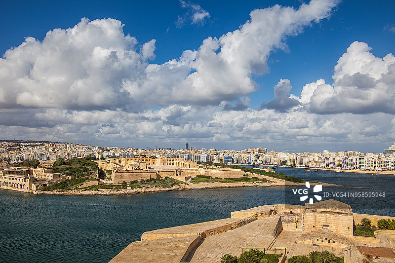 瓦莱塔全景图片素材