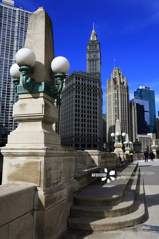 箭牌大厦和论坛报大厦图片素材