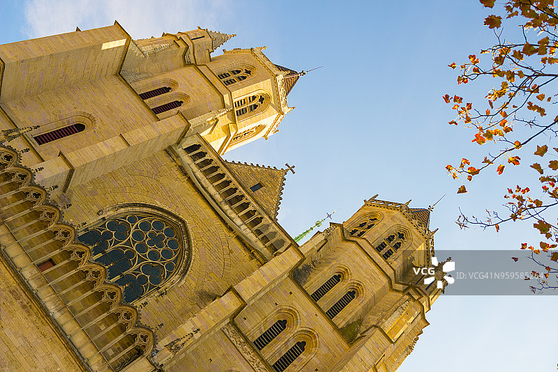 第戎圣母院图片素材