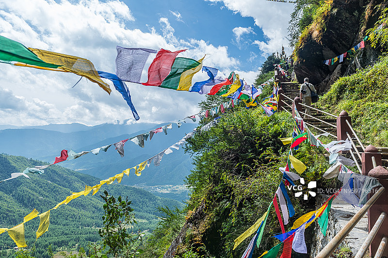 不丹虎穴寺风光图片素材