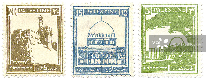 巴勒斯坦邮票图片素材