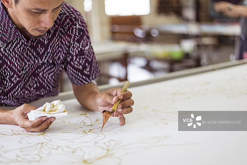 蜡染工作室图片素材