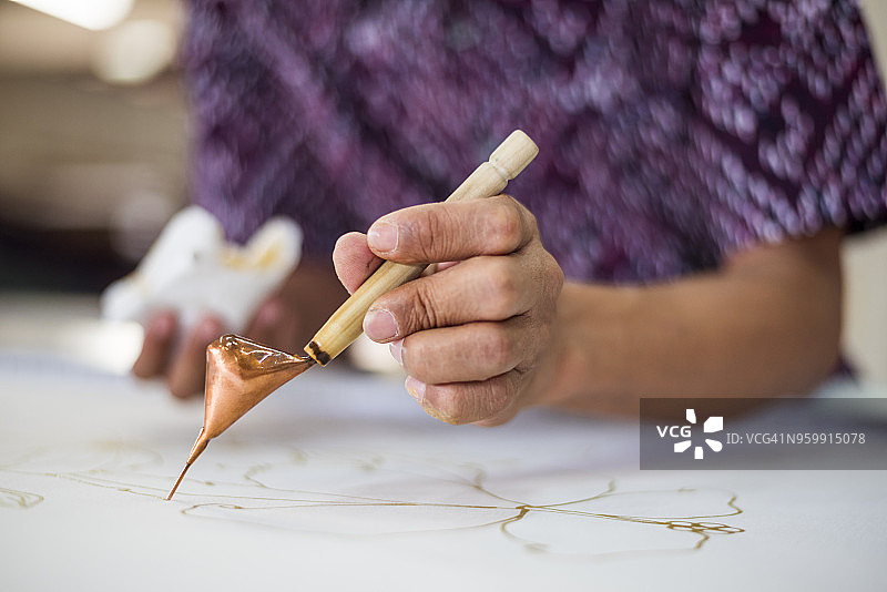 蜡染工作室图片素材