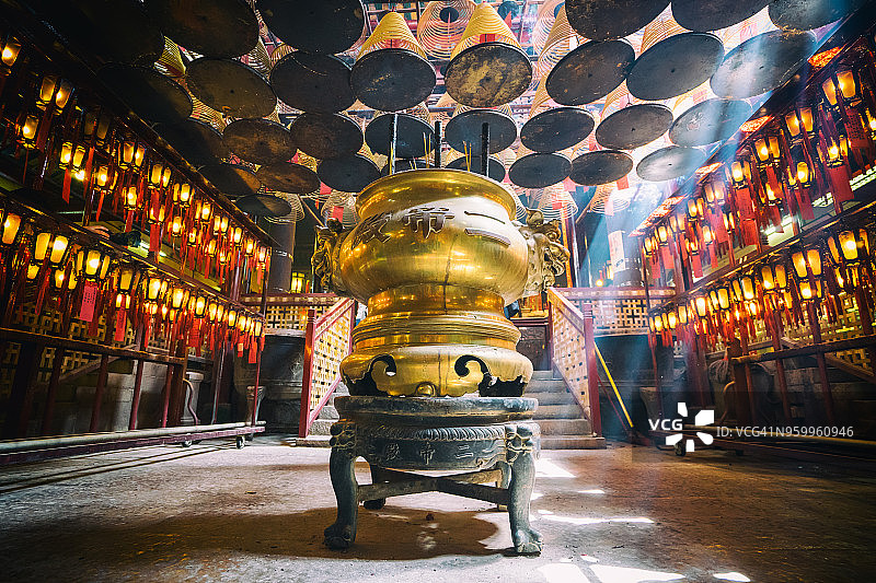 香港文武庙，香港热门寺庙图片素材