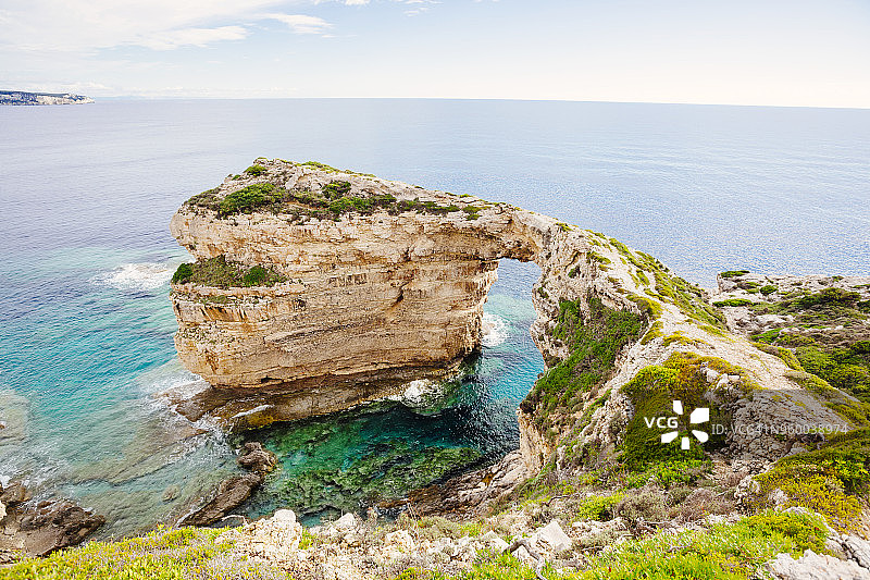 Paxos岛上的Tripitos拱门，爱奥尼亚群岛，希腊群岛，希腊，欧洲图片素材