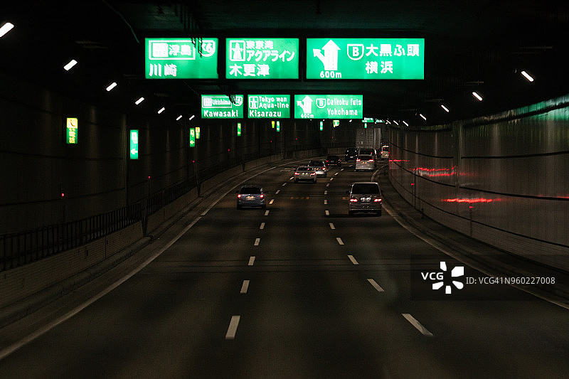 日本神奈川首都高速湾岸线图片素材