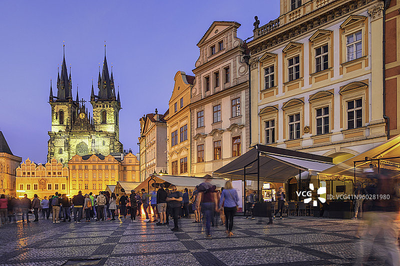 布拉格老城广场图片素材