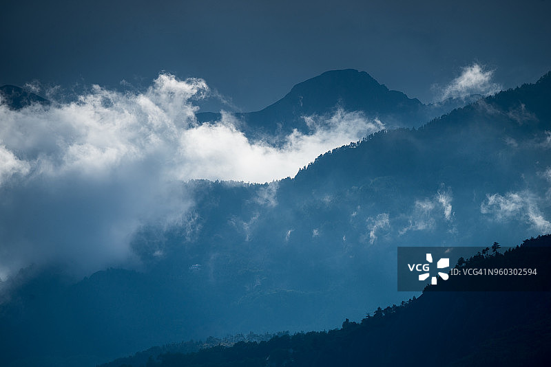 梅康图尔国家公园的山景图片素材