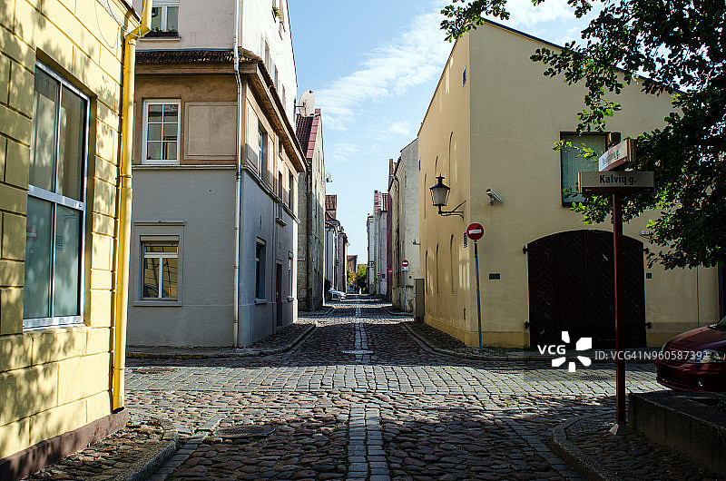 克莱佩达老城（横版）图片素材