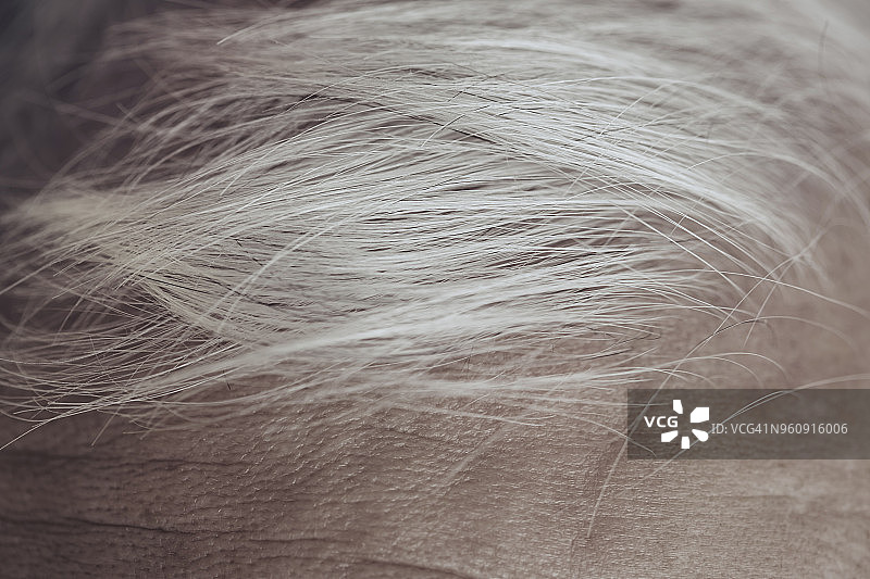 男人额头的特写图片素材