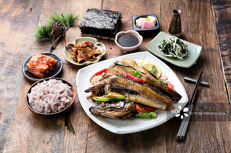 调味鳕鱼图片素材