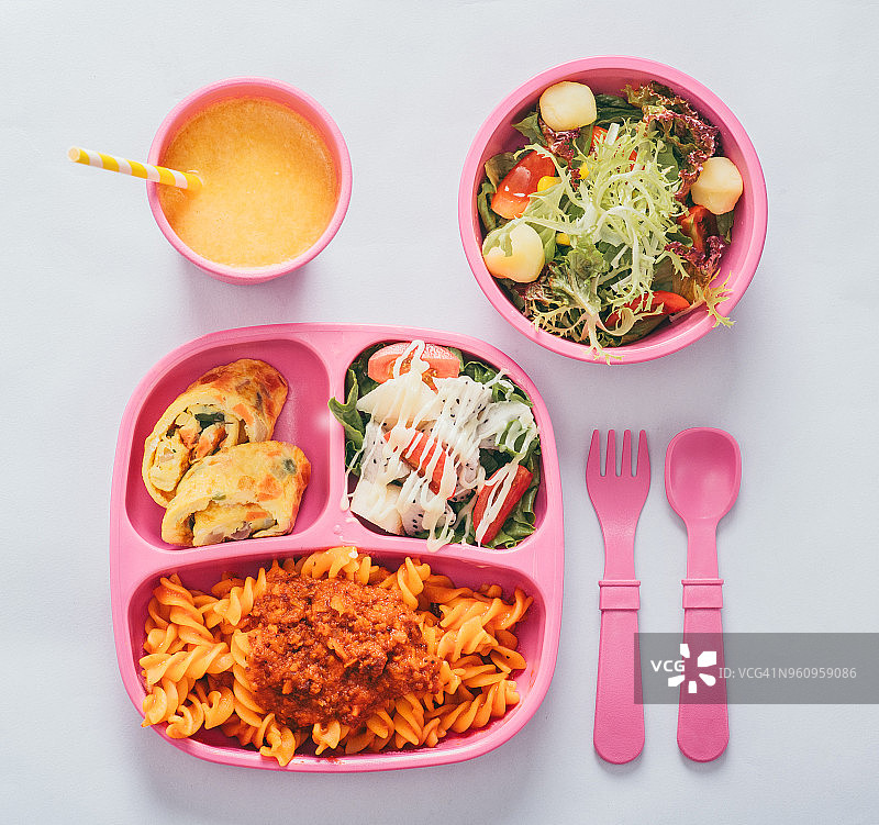 儿童菜单图片素材