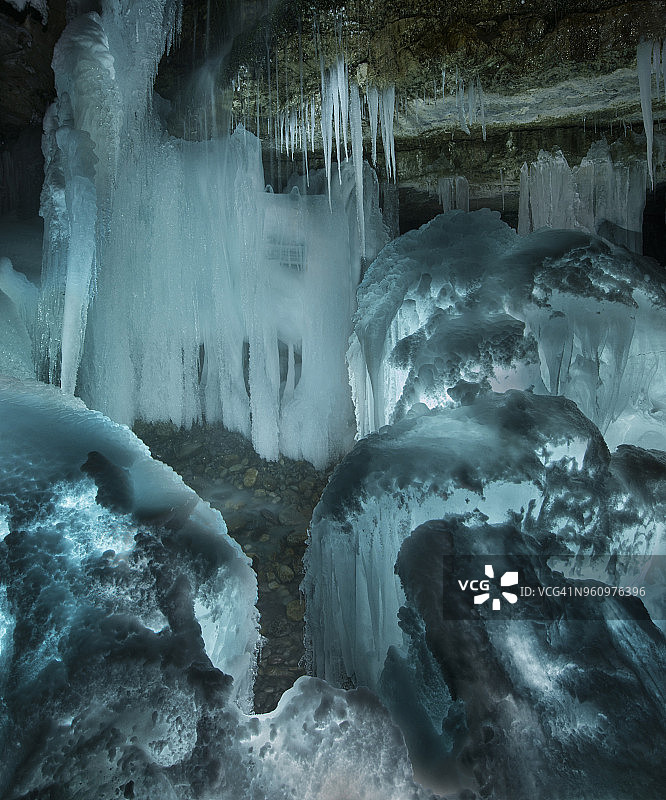 马琳峡谷的石笋图片素材