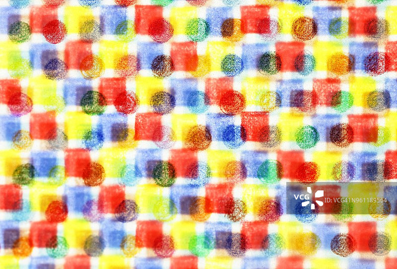 格子图案和点状图案重叠图片素材