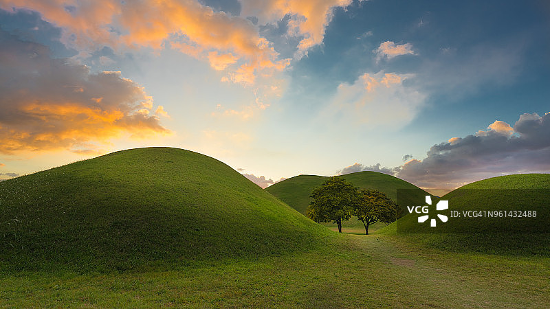 韩国瑞山市秋季绿色美景图片素材
