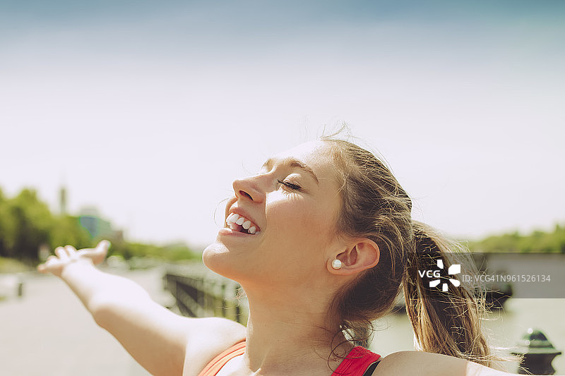 户外健康运动图片素材