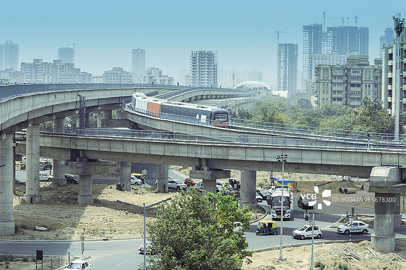 古尔冈现代城市景观图片素材