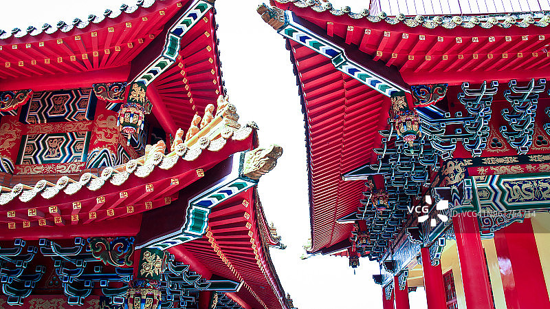 日月潭文武庙图片素材