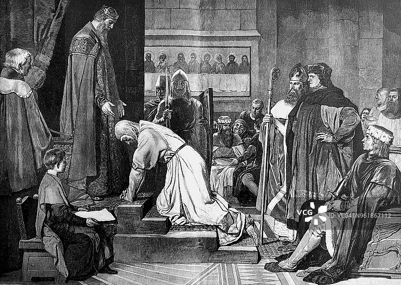 狮子亨利与巴巴罗萨皇帝图片素材