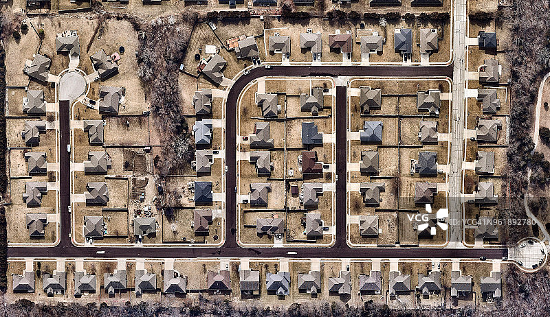 美国密苏里州哥伦比亚的住宅区图片素材