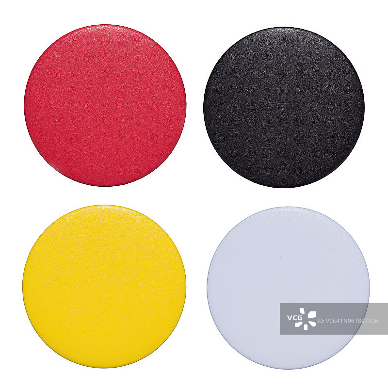 彩色徽章套装图片素材