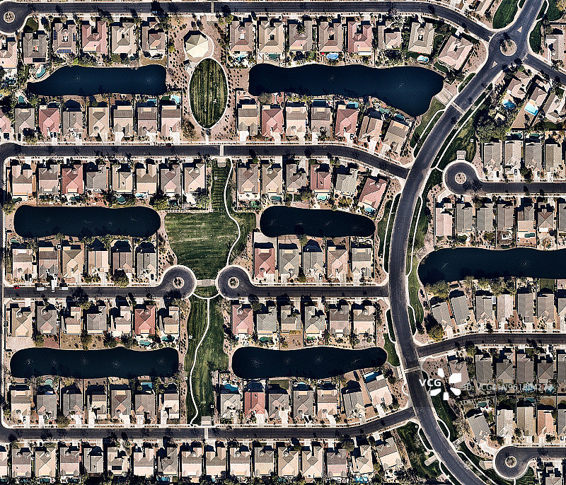 美国亚利桑那州凤凰城的住宅区图片素材