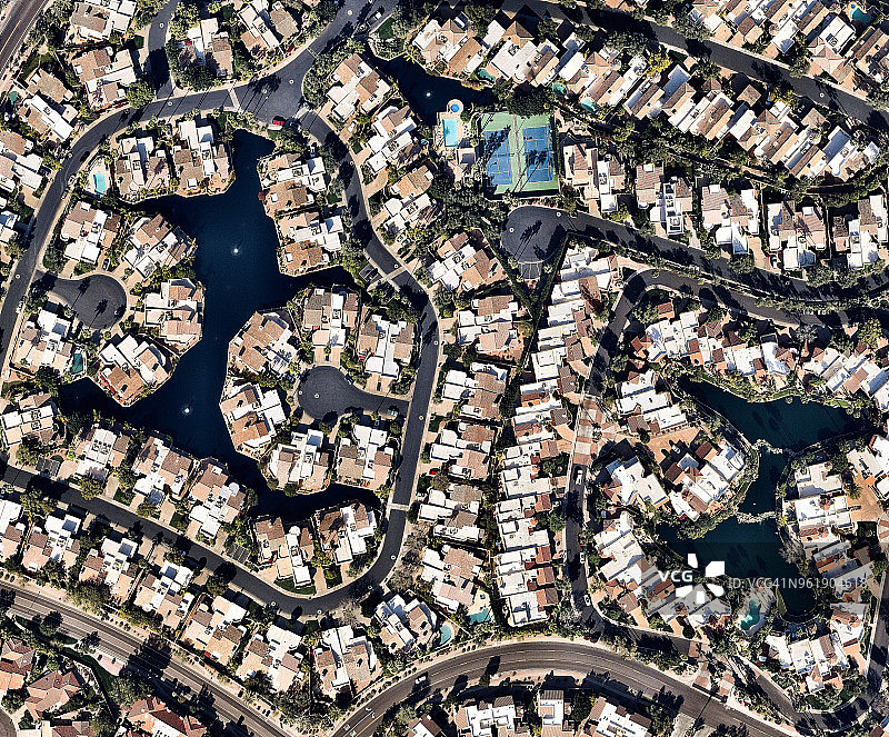 美国亚利桑那州凤凰城的住宅区图片素材