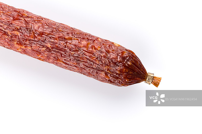 烟熏香肠顶视图图片素材