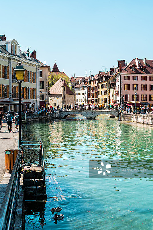 法国阿讷西老城区图片素材