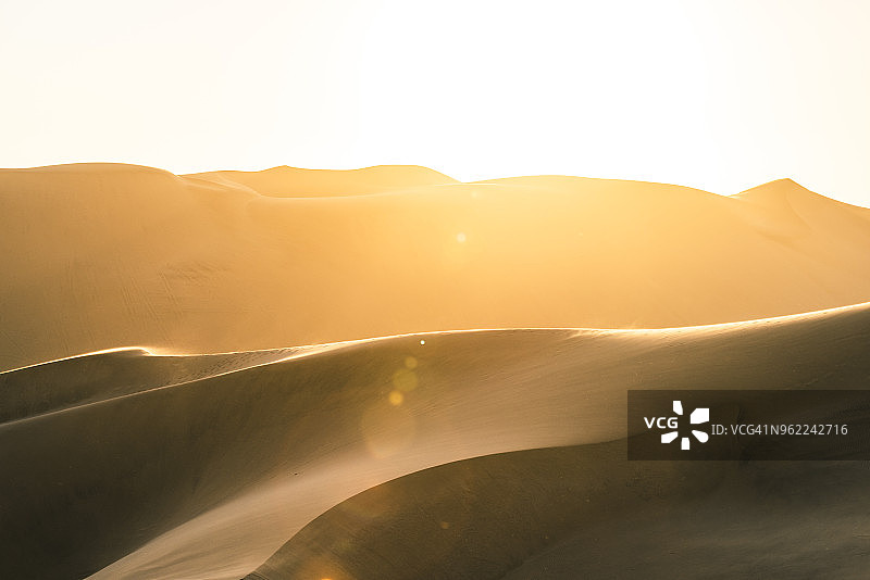 日落沙丘图片素材