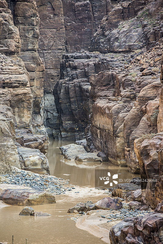 约旦穆吉卜峡谷自然保护区图片素材