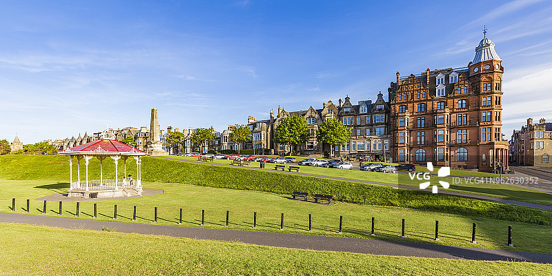 苏格兰法夫圣安德鲁斯海滨长廊图片素材