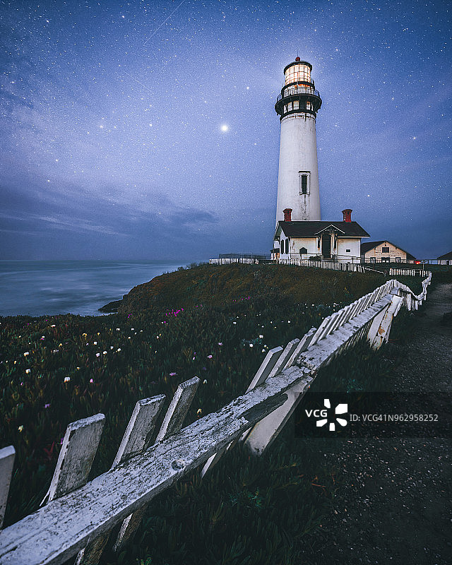 鸽子角灯塔天文图片素材