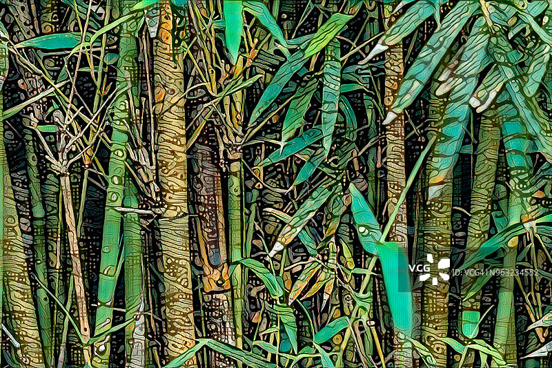 艺术竹子图片素材