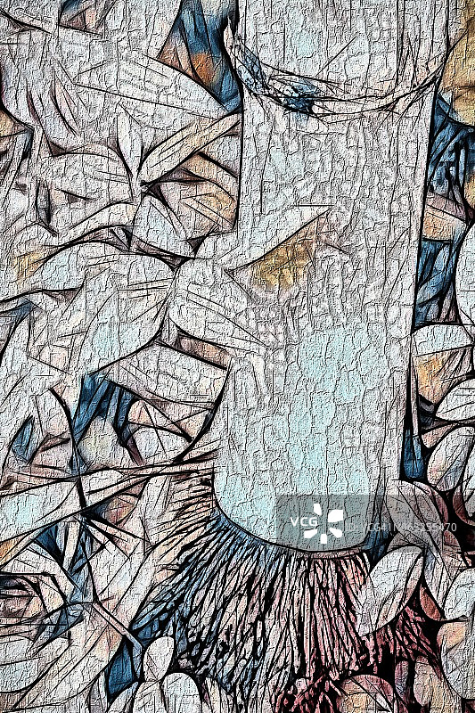 彩绘竹子图片素材