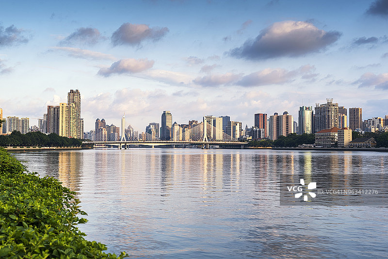 广州日出图片素材