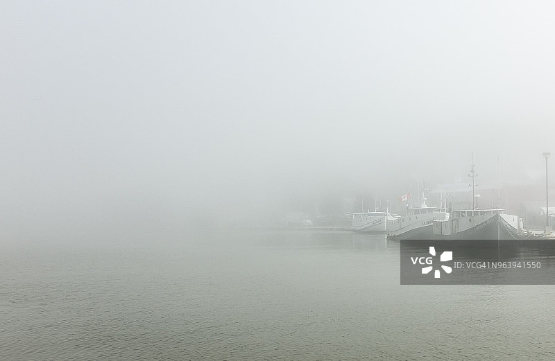 加拿大斯坦利港的雾景图片素材