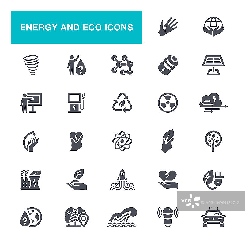 生态与能源图标图片素材