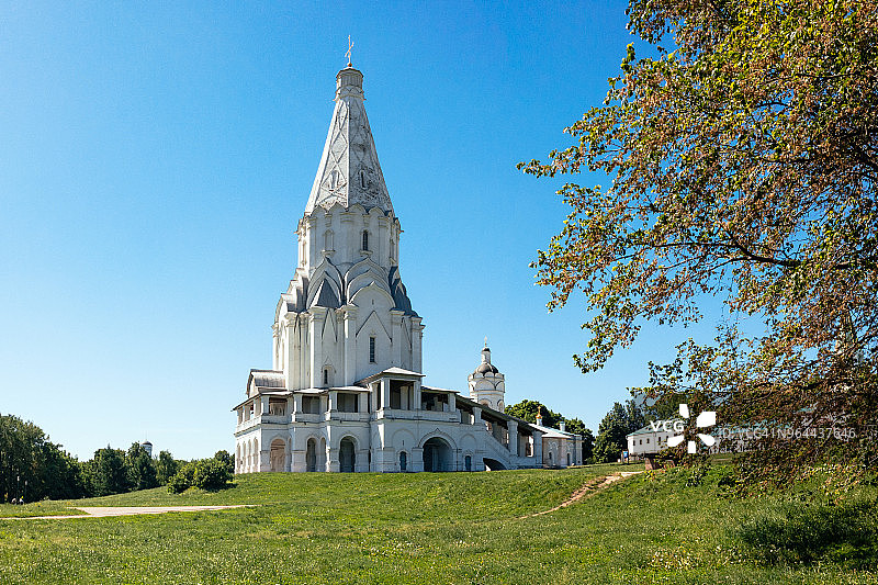 科洛缅斯克庄园的耶稣升天教堂图片素材