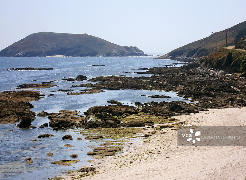 西班牙加利西亚昂斯岛图片素材