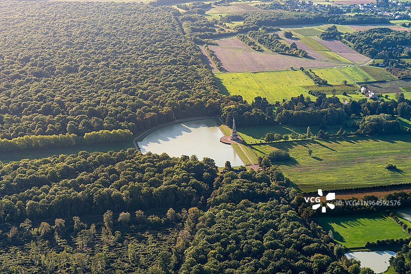 航拍卢瓦尔河风光图片素材