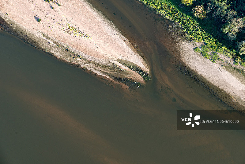 航拍卢瓦尔河风光图片素材