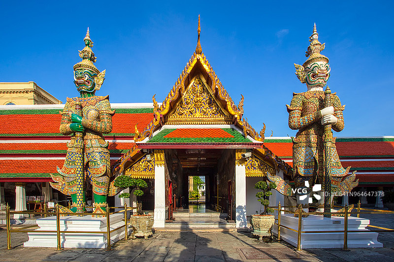 曼谷玉佛寺古寺庙图片素材