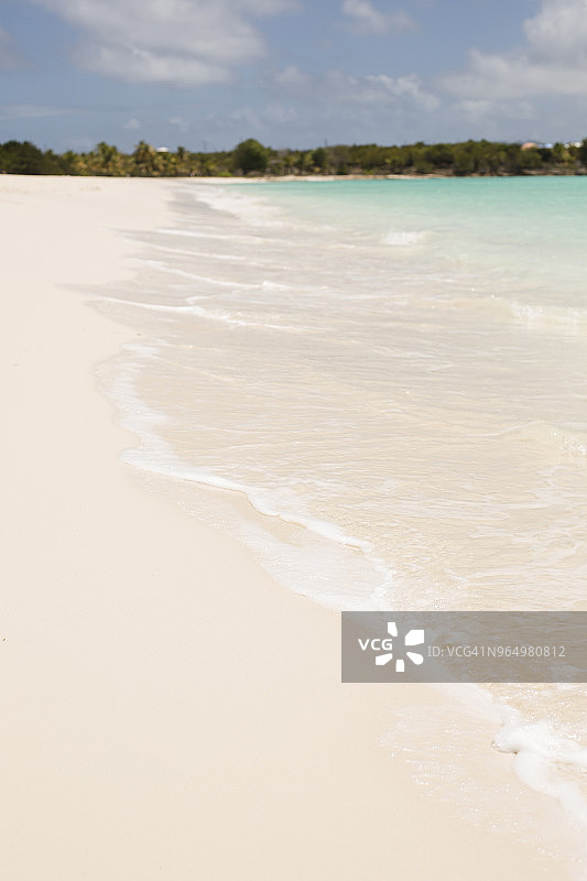 海滩对天空的风景图片素材