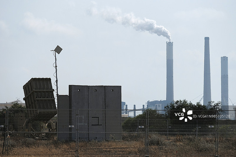 以色列加沙边境的紧张局势图片素材
