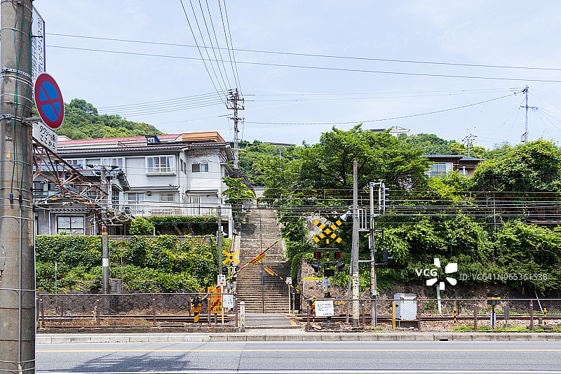 铁路平交道图片素材