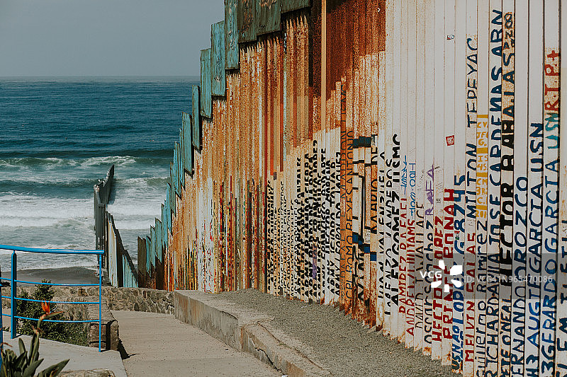 提华纳，美国边境城市图片素材