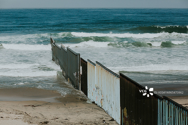 提华纳，美国边境城市图片素材