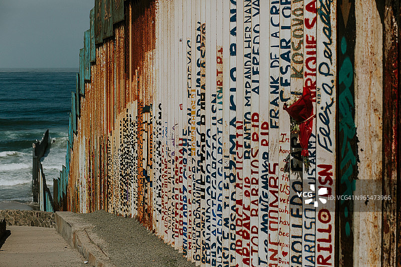 提华纳，美国边境城市图片素材