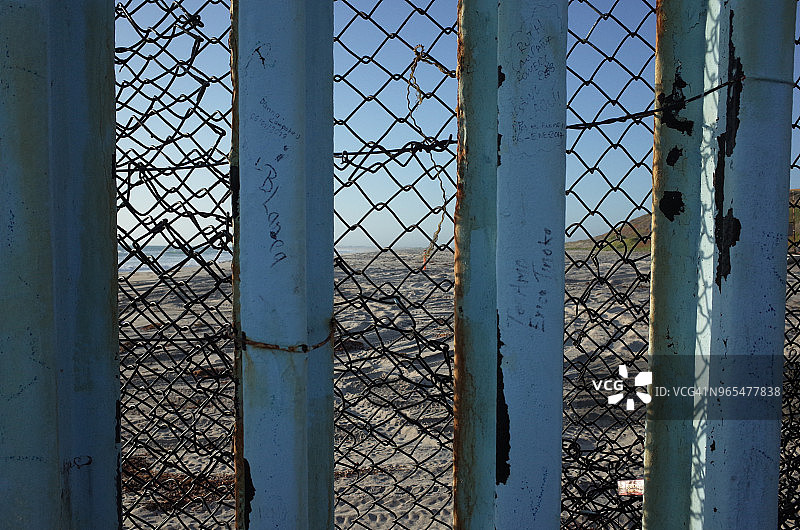 提华纳，美国边境城市图片素材